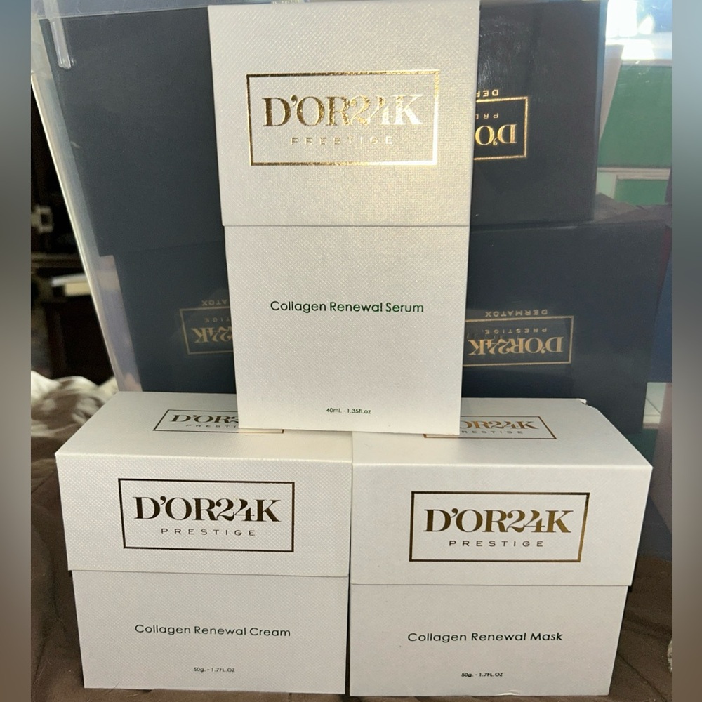 Prestige Collagen Renewal Skincare Set - White